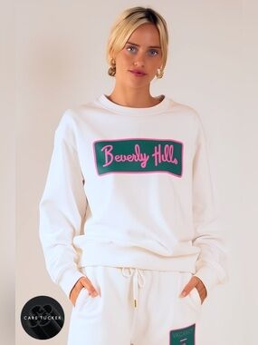 Beverly Hills Classic Crewneck Sweatshirt by Care Tucker